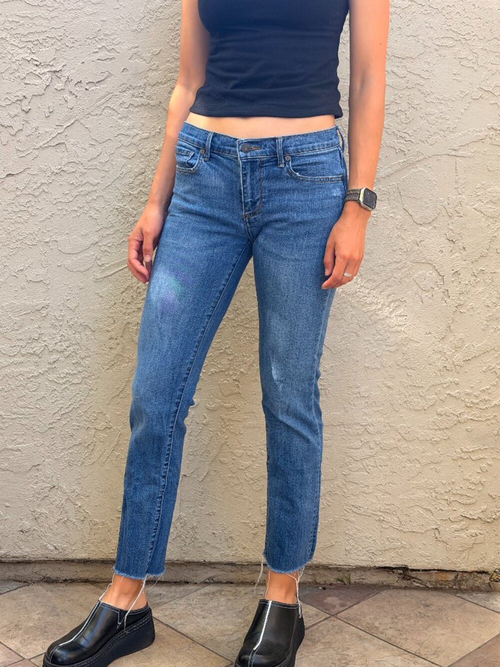 Banana Republic low/mid rise girlfriend jeans